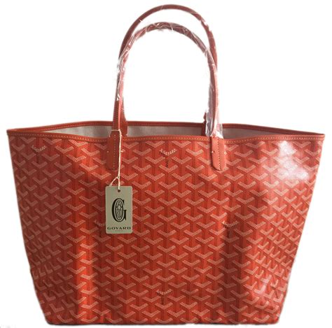 orange goyard st louis tote|goyard st louis pm price.